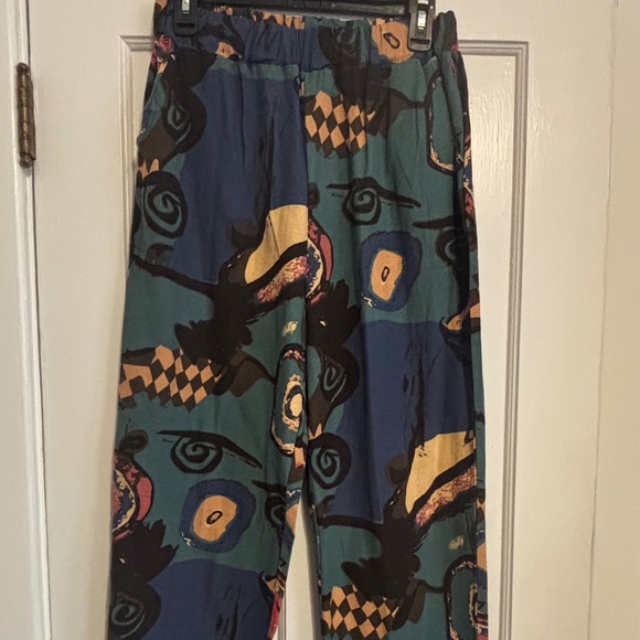 Fun Funky Pants/ Palazzo Pants size XL fits L - Picture 1 of 3